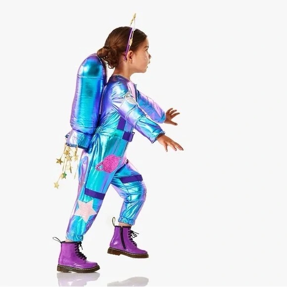 Pottery Barn Kids Galactic Blue and Purple Costume - Picture 3 of 12